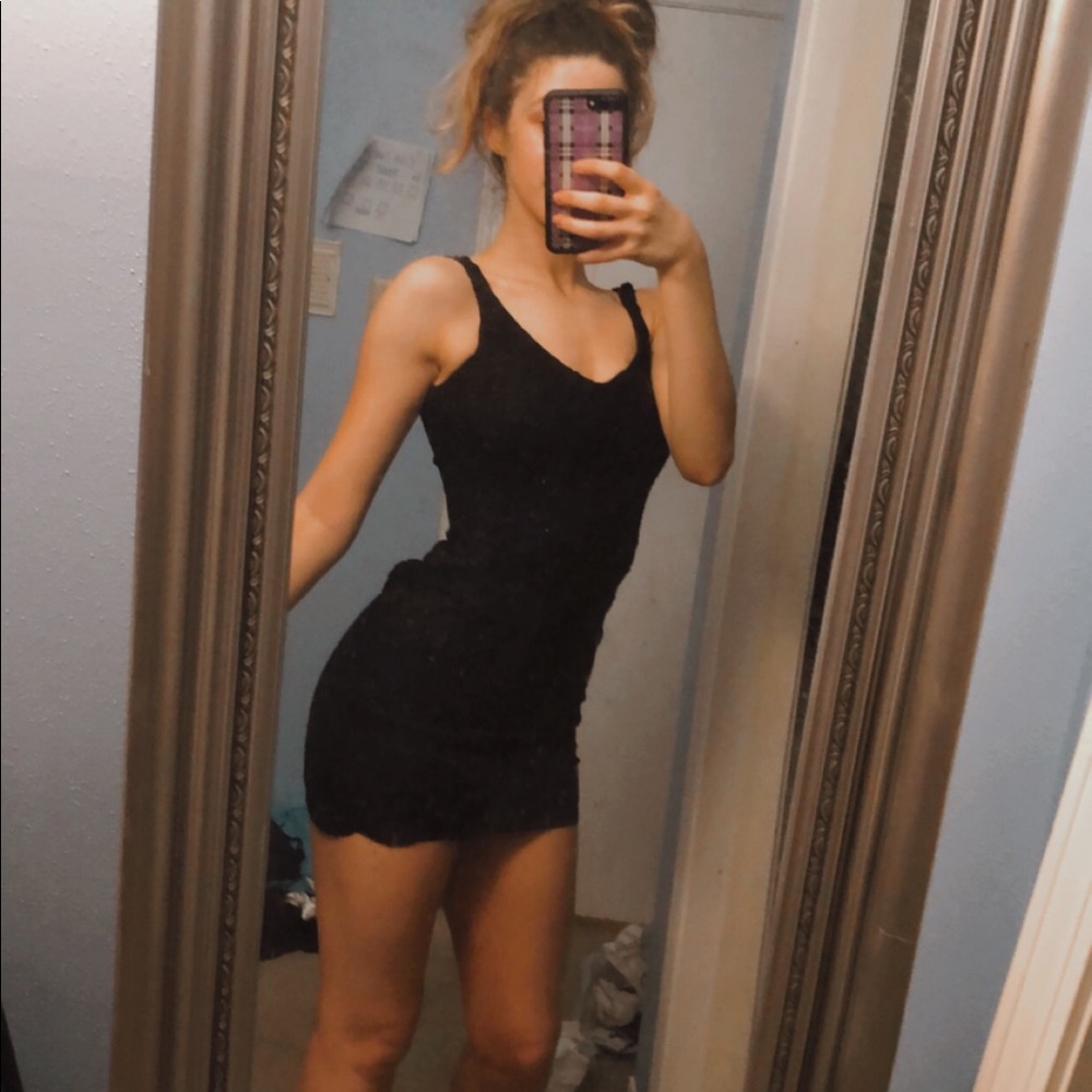 cute lbd with sparkles and lace